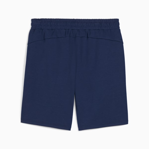 Portugal Men's Casual Shorts, Persian Blue-Sunny Yellow, extralarge