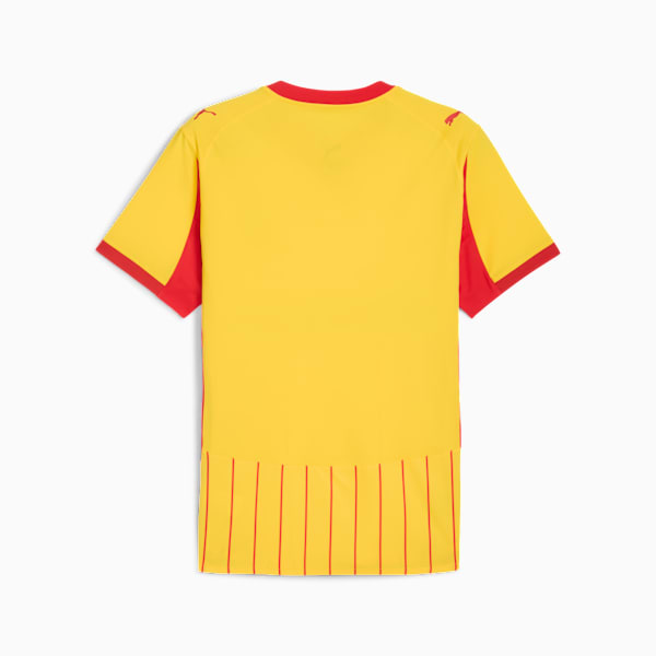 RC Lens 25/26 Authentic Home Jersey Men, Pelé Yellow-PUMA Red, extralarge