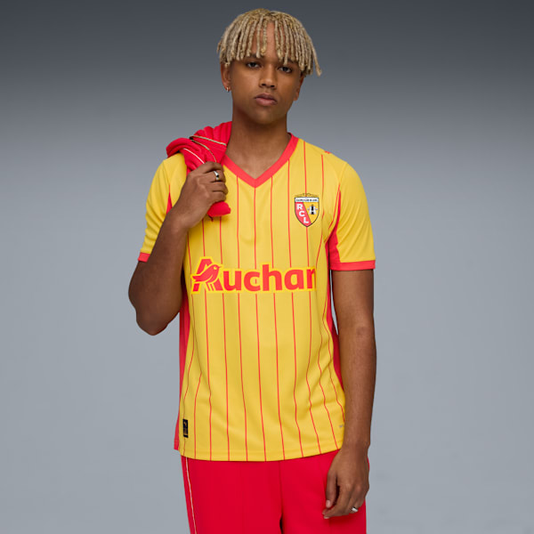 RC Lens 25/26 Home Jersey Men, Pelé Yellow-PUMA Red, extralarge-GBR