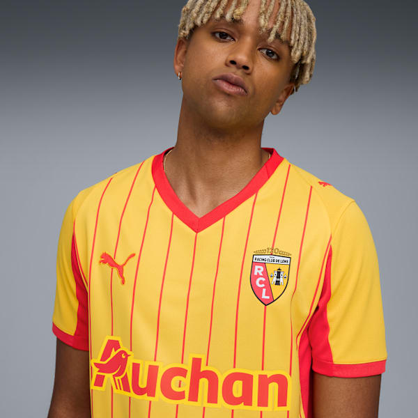 RC Lens 25/26 Home Jersey Men, Pelé Yellow-PUMA Red, extralarge-GBR