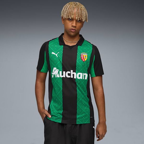 RC Lens 25/26 Away Jersey Men, PUMA Black-Jade Green, extralarge-GBR
