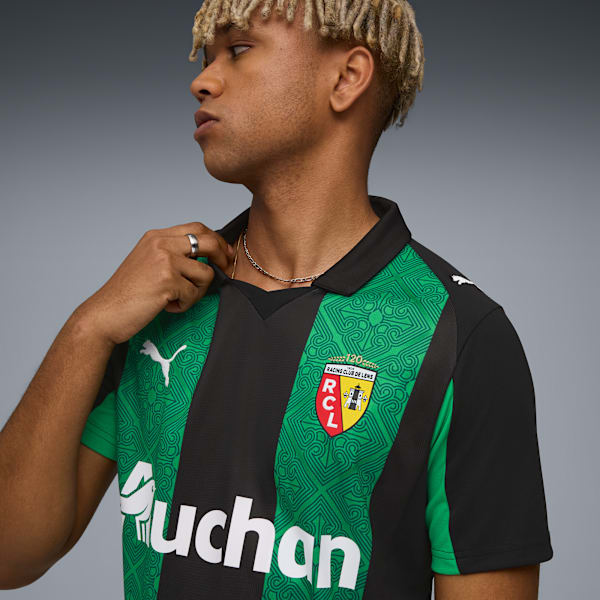 RC Lens 25/26 Away Jersey Men, PUMA Black-Jade Green, extralarge-GBR