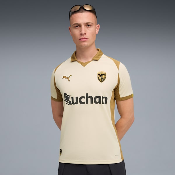 RC Lens 25/26 Third Jersey Men, Alpine Snow-Matte Gold, extralarge-GBR
