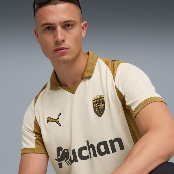 RC Lens 25/26 Third Jersey Men, Alpine Snow-Matte Gold, extralarge-GBR