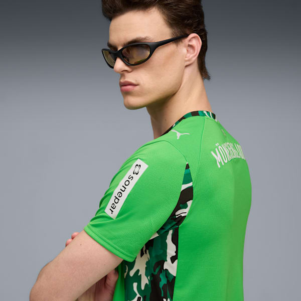 Borussia Mönchengladbach 25/26 Away Jersey Men, PUMA Green-Warm White, extralarge-GBR