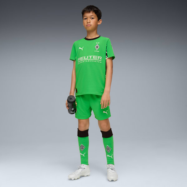 Borussia Mönchengladbach 25/26 Shorts Youth, PUMA Green-Warm White, extralarge