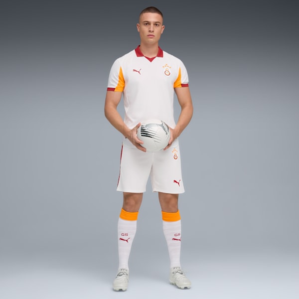 Galatasaray SK 25/26 Shorts Men, PUMA White-Intense Orange, extralarge-GBR