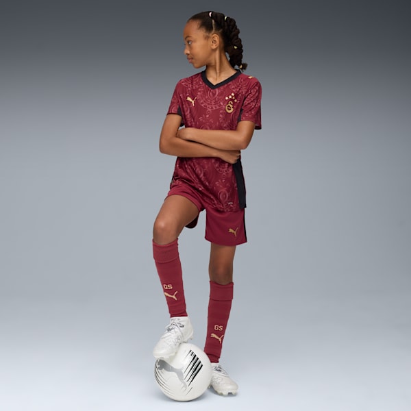 Galatasaray SK 25/26 Shorts Youth, Team Regal Red-Puma Team Gold, extralarge-GBR