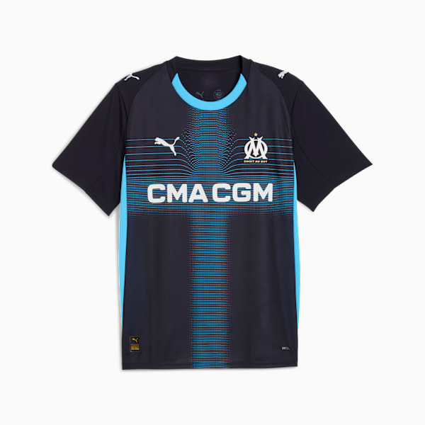 Olympique de Marseille 25/26 Away Jersey Men, New Navy-Luminous Blue, extralarge