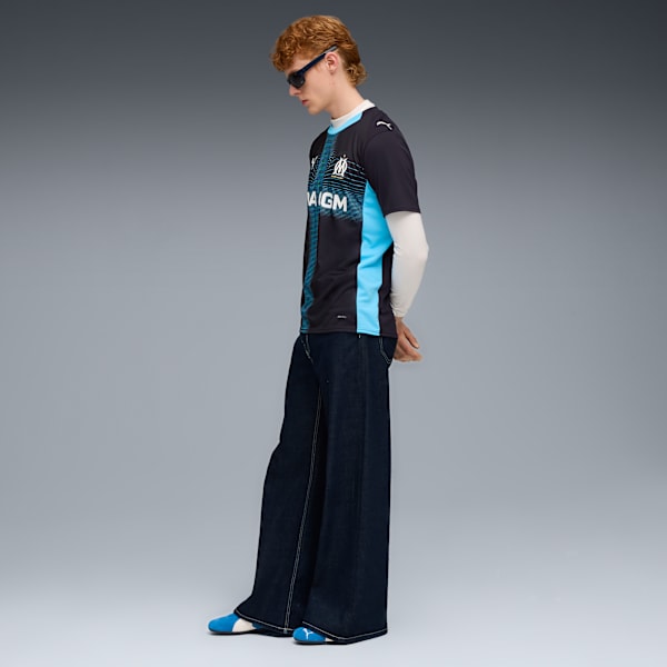 Olympique de Marseille 25/26 Away Jersey Men, New Navy-Luminous Blue, extralarge
