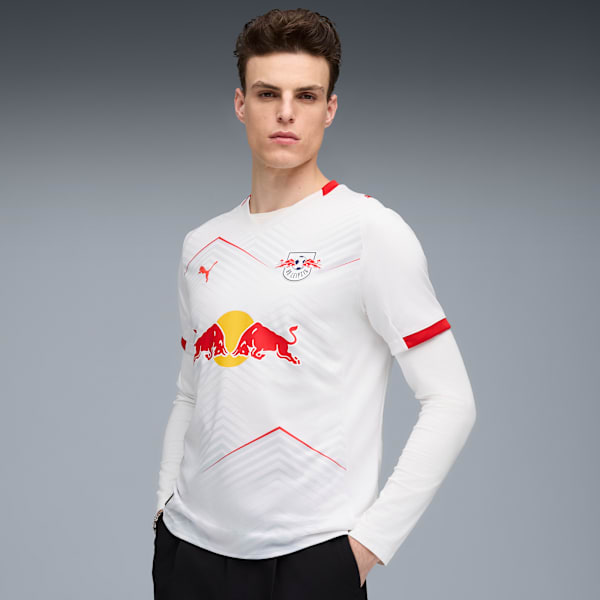 RB Leipzig 25/26 Home Jersey Men, PUMA White-For All Time Red, extralarge