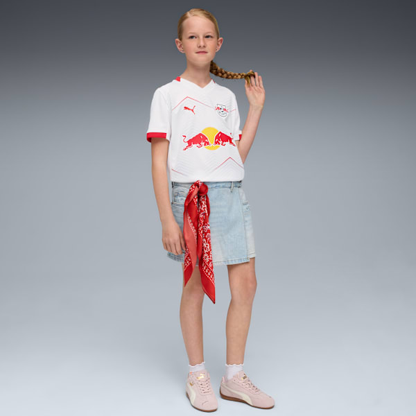 RB Leipzig 25/26 Home Jersey Youth, PUMA White-For All Time Red, extralarge-GBR