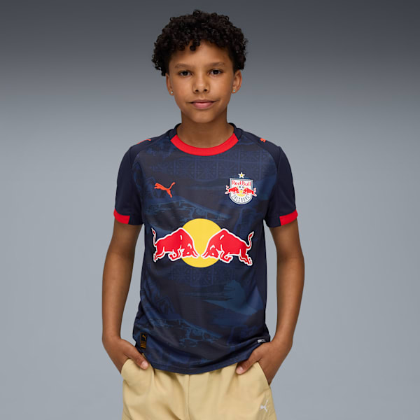 FC Red Bull Salzburg 25/26 Away Jersey Youth, New Navy-PUMA Red, extralarge-GBR