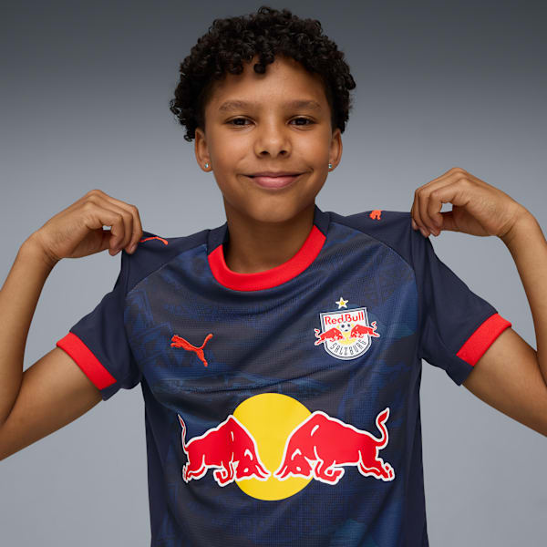 FC Red Bull Salzburg 25/26 Away Jersey Youth, New Navy-PUMA Red, extralarge-GBR