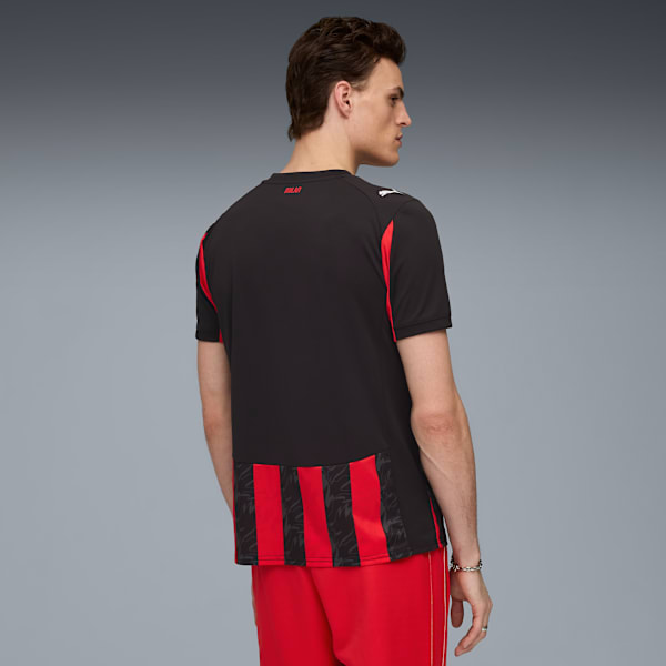 AC Milan 25/26 Home Replica Men’s Moisture-Control Football Jersey, For All Time Red-PUMA Black, extralarge-IND