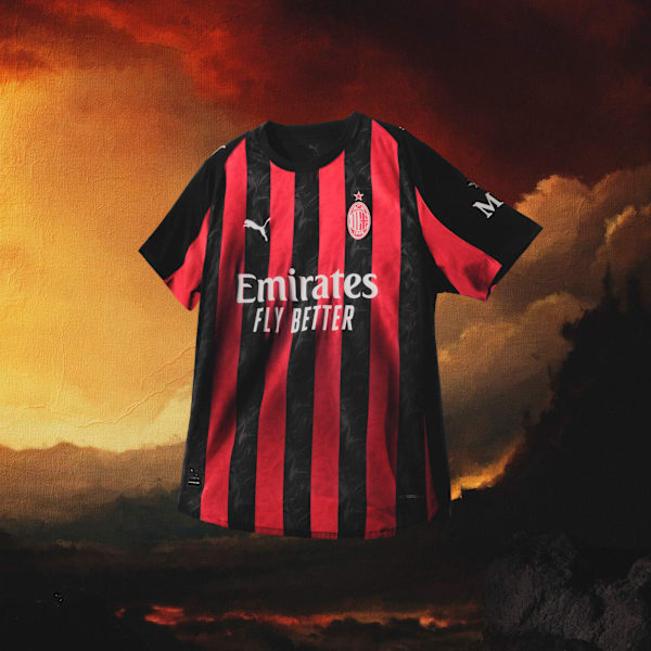 AC Milan '25/'26 Home Replica Women's Soccer Jersey, For All Time Red-PUMA Black, extralarge
