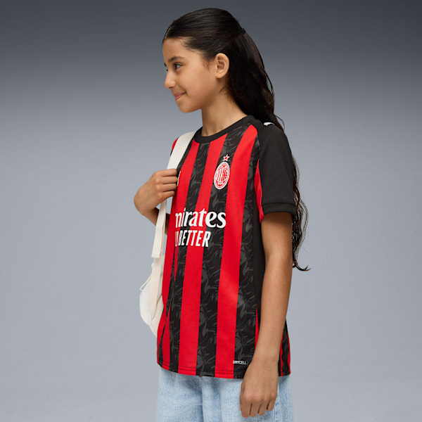 AC Milan 25/26 Home Jersey Youth, For All Time Red-PUMA Black, extralarge