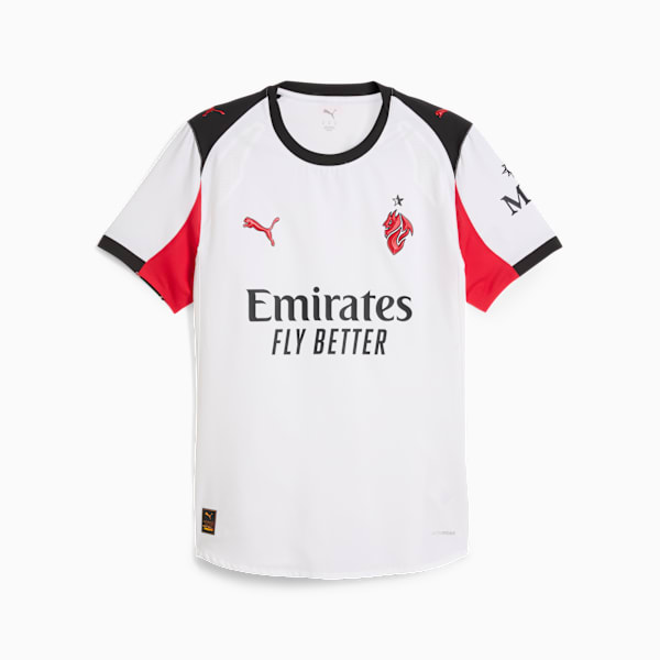 AC Milan 25/26 Authentic Away Jersey Men, PUMA White-For All Time Red, extralarge