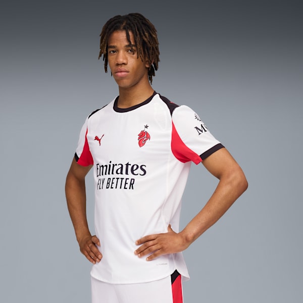 AC Milan 25/26 Authentic Away Jersey Men, PUMA White-For All Time Red, extralarge
