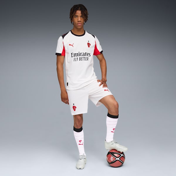 AC Milan 25/26 Authentic Away Jersey Men, PUMA White-For All Time Red, extralarge