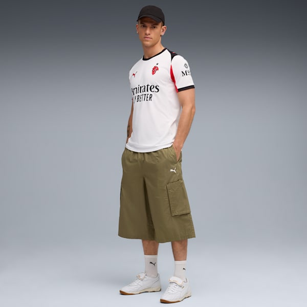 AC Milan 25/26 Replica Away Jersey Men, PUMA White-For All Time Red, extralarge