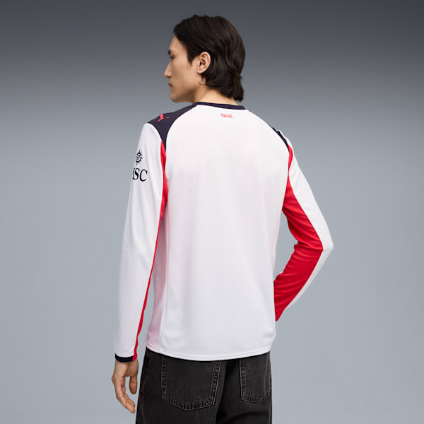 AC Milan 25/26 Long Sleeve Away Jersey Men, PUMA White-For All Time Red, extralarge-GBR