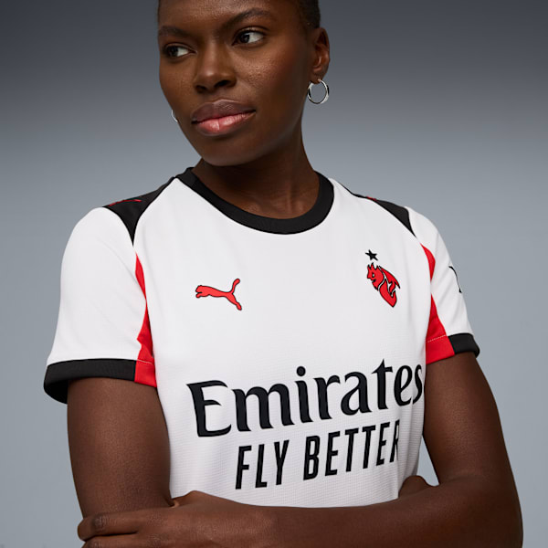 AC Milan 25/26 Replica Away Jersey Women, PUMA White-For All Time Red, extralarge