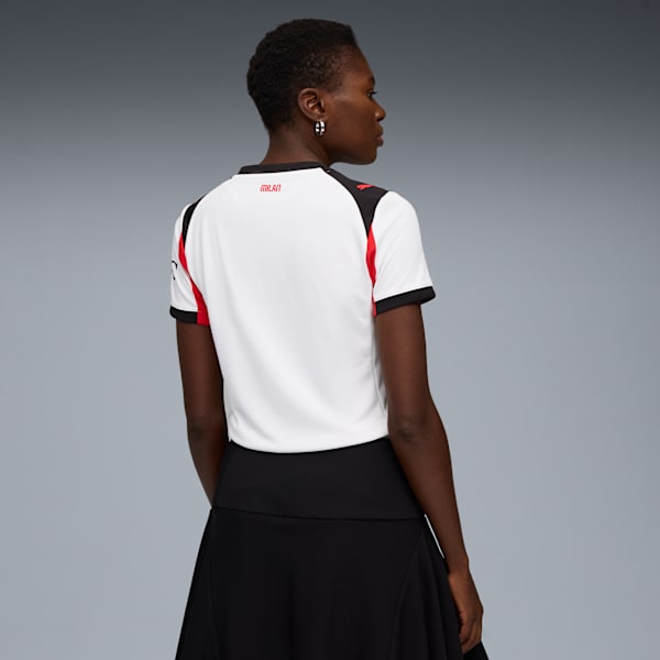 AC Milan 25/26 Replica Away Jersey Women, PUMA White-For All Time Red, extralarge