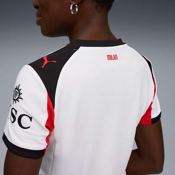 AC Milan 25/26 Replica Away Jersey Women, PUMA White-For All Time Red, extralarge