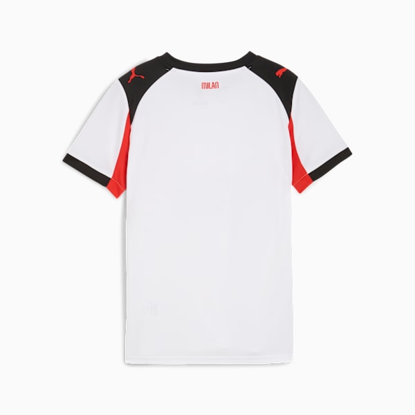 AC Milan 25/26 Replica Away Jersey Youth, PUMA White-For All Time Red, extralarge
