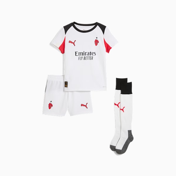 AC Milan 25/26 Away Minikit Kids, PUMA White-For All Time Red, extralarge-GBR