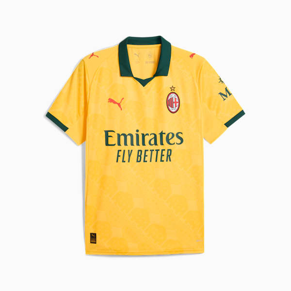 AC Milan 25/26 Replica Third Jersey Men, Sunny Yellow-Dark Myrtle, extralarge