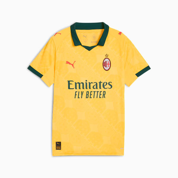 AC Milan 25/26 Replica Third Jersey Youth, Sunny Yellow-Dark Myrtle, extralarge