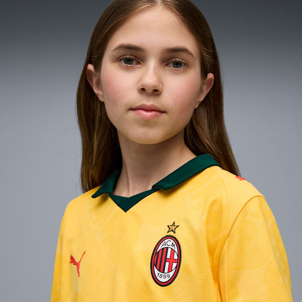 AC Milan 25/26 Replica Third Jersey Youth, Sunny Yellow-Dark Myrtle, extralarge