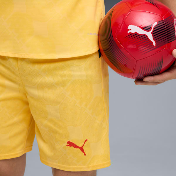 25/26 AC MILAN THIRD KIT Replica Men’s Football Shorts, Sunny Yellow-Dark Myrtle, extralarge-IND