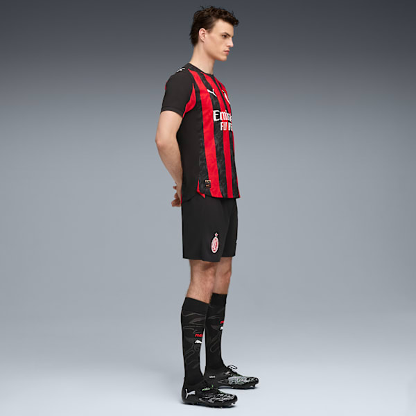 AC Milan 25/26 Replica Men’s Breathable Football Shorts, PUMA Black-For All Time Red, extralarge-IND