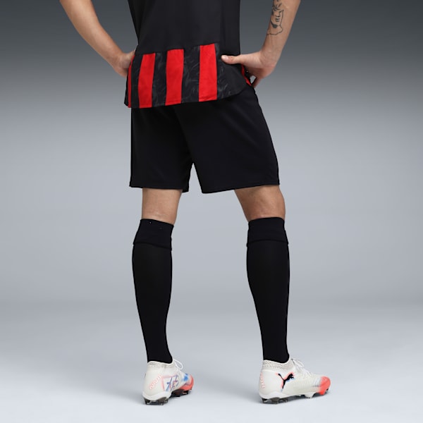 25/26 AC MILAN THIRD KIT Replica Men’s Football Shorts, PUMA Black-For All Time Red, extralarge-IND