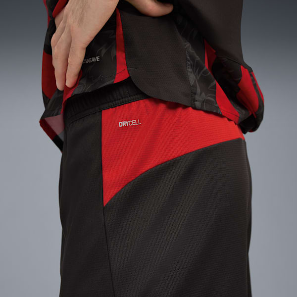 AC Milan 25/26 Replica Men’s Breathable Football Shorts, PUMA Black-For All Time Red, extralarge-IND