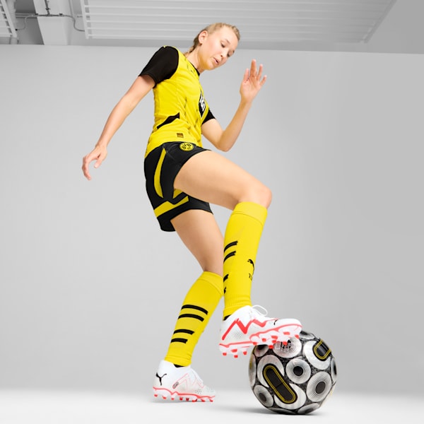 Borussia Dortmund 24/25 Women's Replica Home Soccer Jersey, Faster Yellow-PUMA Black, extralarge