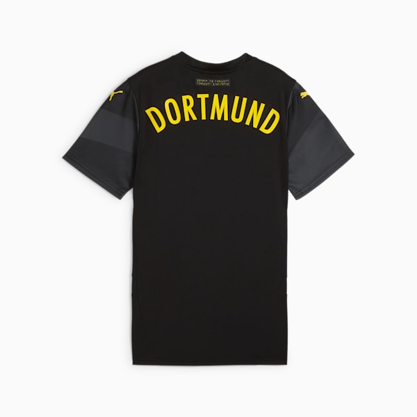 Borussia Dortmund 24/25 Away Jersey Women, PUMA Black-Faster Yellow, extralarge