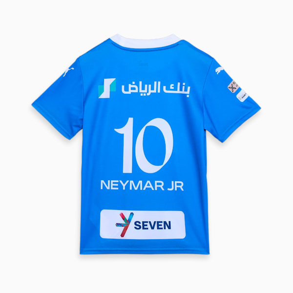 Al Hilal SFC Neymar Jr. Youth Home Fan Football Jersey, Ignite Blue-PUMA White, extralarge-IND