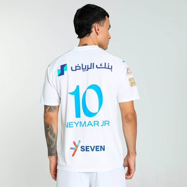 Al Hilal SFC Neymar Jr. Men's Away Replica Football Jersey, PUMA White-Ignite Blue, extralarge-IND