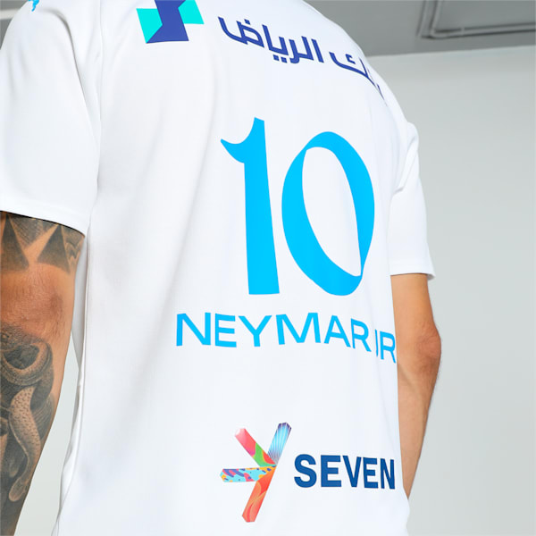 Al Hilal SFC Neymar Jr. Men's Away Replica Football Jersey, PUMA White-Ignite Blue, extralarge-IND