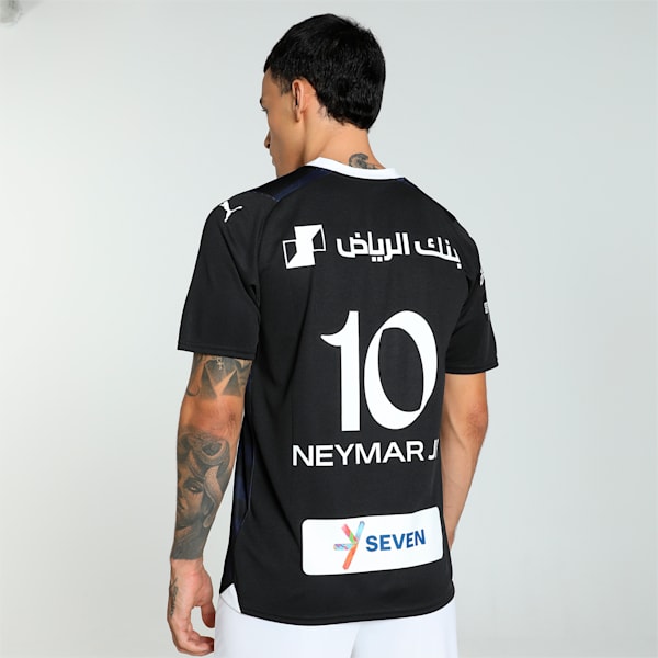 Al Hilal SFC Neymar Jr. Men's Third Replica Football Jersey, PUMA Black-PUMA White, extralarge-IND