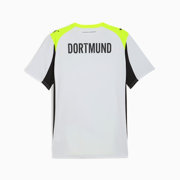 Maillot de soccer réplique du Borussia Dortmund 25/26 extérieur Hommes, Silver Mist-Yellow Alert, extralarge
