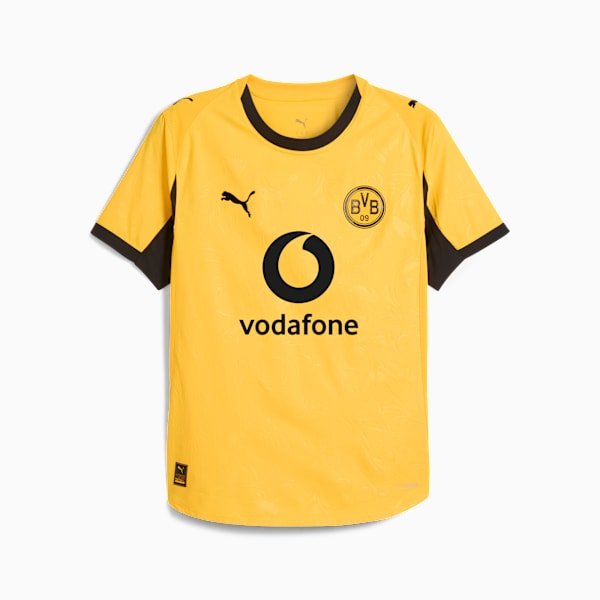 Borussia Dortmund 25/26 Authentic Cup Jersey Men, Yellow Sizzle-PUMA Black, extralarge