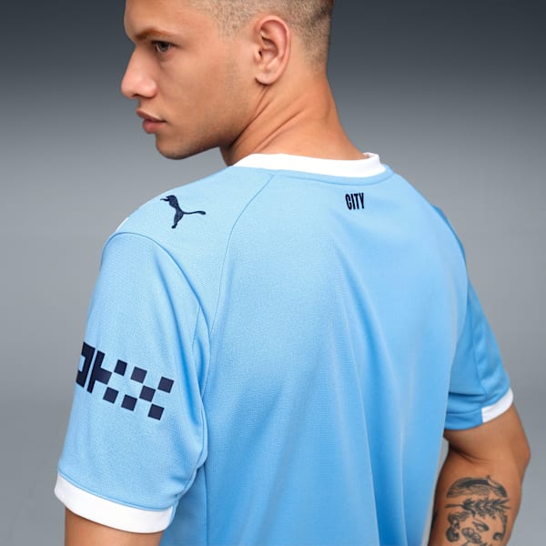 Manchester City 25/26 Men's Home Replica Jersey, Team Light Blue-PUMA White, extralarge-IND