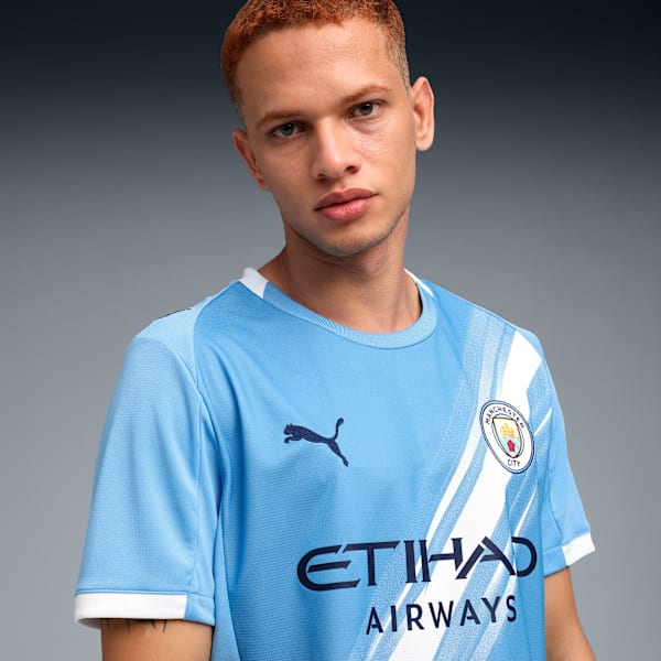 Manchester City 25/26 Men's Home Replica Jersey, Team Light Blue-PUMA White, extralarge-IND