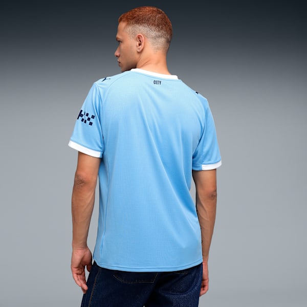 Manchester City 25/26 Men's Home Replica Jersey, Team Light Blue-PUMA White, extralarge-IND