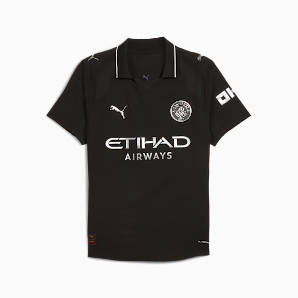 Manchester City 25/26 Authentic Away Jersey Men, PUMA Black, extralarge